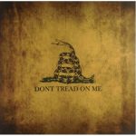 Don’t Tread on Me on Mustard Yellow .080 +$13.50