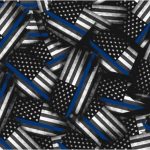 Thin Blue Line Flags Subdued Pattern .080 +$13.50