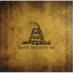 Don't Tread on Me on Yellow +$13.50
